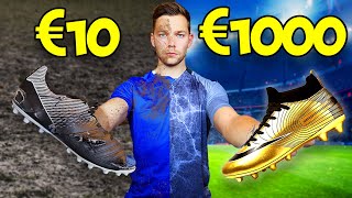 €10 vs €1000 Voetbalschoenen [upl. by Archibald692]