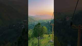 abbottabad chairlift beautiful scenery lushgreenery mountains greenvally greenry nature 1M [upl. by Nabe759]