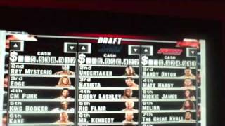 WWE Smackdown vs Raw 2008 GMMode Walkthrough Draft [upl. by Rafter]