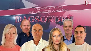 Dagsorden 25 mai 2024  Med Hans Rustad og Erik Selle [upl. by Romine]