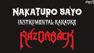 Razorback  Nakaturo Sayo Karaoke  Instrumental [upl. by Meeker]