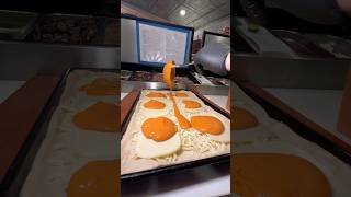 Vodka sauce UPSIDE DOWN PIZZA pizza lasvegas foodchallenge [upl. by Helve905]