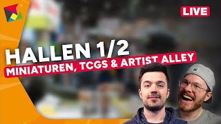 SPIEL Essen 2024 Live  Tag 3 Rundgang durch die Hallen 1 und 2 [upl. by Shanta893]