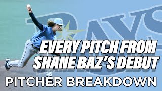 Every Pitch From Shane Bazs Debut  PITCHER BREAKDOWN [upl. by Eohce]