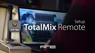 TotalMix Remote for RME Audio Interfaces  Setup Guide for MAC PC or iOS [upl. by Etteneg]