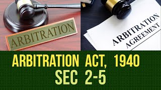 Introduction to Arbitration Act 1940 I Sec 25 of Arbitration Act [upl. by Oisangi]