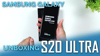 Samsung Galaxy S20 Ultra Unboxing amp First Impressions [upl. by Ethelbert217]