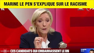 MARINE LE PEN SE FAIT DETRUIRE PAR UNE JOURNALISTE BFM [upl. by Margarida]