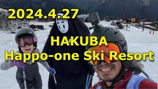 2024427 HAKUBA Happoone Ski Resort [upl. by Nuajed941]