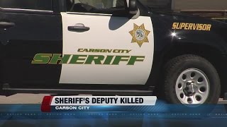 Carson City deputy killed in line of duty suspect also dead [upl. by Nasya]