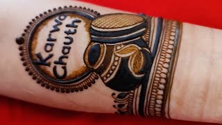 Karwachauth 2023 Special Mehndi Designs New Latest Theme based Karva chauth MehndiLatest Mehandi [upl. by Llerroj43]