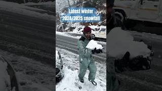 Latest winter ❄️ 20242025 snowfall shorts snowfall himachal viralvideo [upl. by Bobbee]