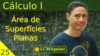 25 Área de Superfícies Planas  Cálculo I [upl. by Sorkin]