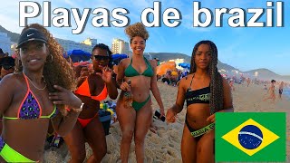 PLAYAS de BRASIL 🇧🇷 Entrevistas en Copacabana ⛱️ [upl. by Treulich]