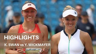 W100 Surbiton  Final Highlights  Katie Swan vs Yanina Wickmayer  11062023 [upl. by Anertak]