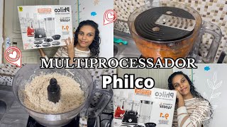 TESTANDO MULTIPROCESSADOR PHILCO  9 em 1 [upl. by Ladnik]