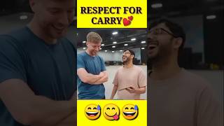 Carry Ne Mr Beast Ko Banaya Bewakoof😋😋 mrbeast carryminati ytshorts youtubeshorts [upl. by Roseanna116]