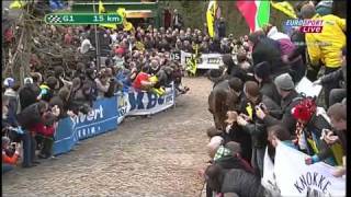 Fabian Cancellara attack  Ronde van Vlaanderen 2010 [upl. by Maureene779]