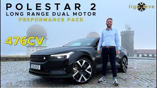 Polestar 2 Dual Motor Performance Pack Review 4K  476cv quotFull Extrasquot [upl. by Elbys810]