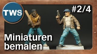 Tutorial Miniaturen bemalen 24  painting miniatures Figuren bemalen TabletopZubehör TWS [upl. by Mcclees]