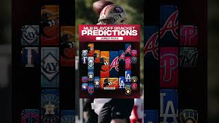 MLB Playoff Bracket Predictions nfl football [upl. by Ashlen]