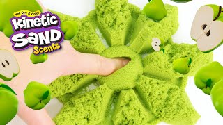 10 Minutes of Oddly Satisfying Scented Kinetic Sand ASMR Slicing Flowing Smooshing and More [upl. by Farland347]