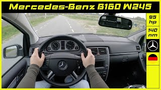 MercedesBenz  B160 W245  2010  Onboard POV test drive [upl. by Anhsirk]