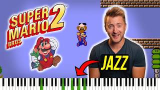 This Mario 2 Theme Is An ENTIRE Jazz Piano MASTERCLASS [upl. by Latea]