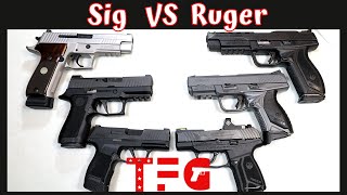 Sig Sauer VS Ruger quotHandgun Showdownquot  TheFirearmGuy [upl. by Nims]