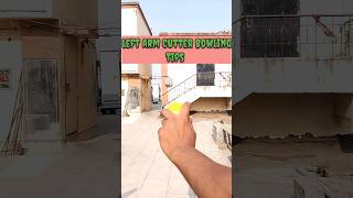 Left arm Cutter Bowling Tips  bowlingtips leftarmspinner shorts shortsfeed cricketvideo [upl. by Wolfram]