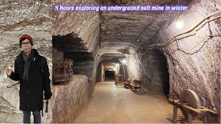 4 hours Exploring an underground BOCHNIA SALT Mine Krakow PolandEurope [upl. by Lander]