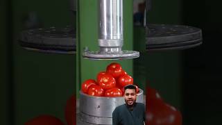 Tomatoses vs 150 ton hydraulic press [upl. by Eissolf]