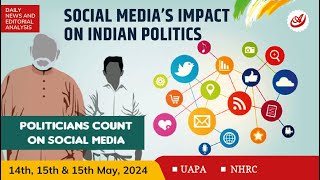 UAPA  NHRC  Social media impact on Indian politics  UPSC current affairs  dna upsc opsc wbcs [upl. by Esmaria]