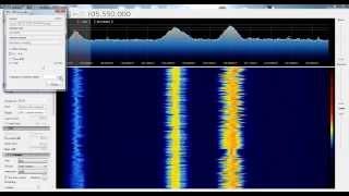 Демонстрация работы китайского SDR приемника DVBT DABFM Realtek RTL2832 [upl. by Atsejam]