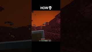 Minecraft HOW Moment minecraft shorts minecraftshorts [upl. by Eidnak]