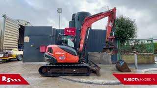 KUBOTA KX0803  MIDI EXCAVATOR  RS MACHINERY HIRE AND SALE [upl. by Henricks]