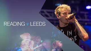 Machine Gun Kelly  I Think Im Ok Reading  Leeds 2019  FLASHING IMAGES [upl. by Lleumas794]