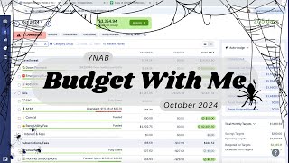 YNAB Budget With Me  October Budget [upl. by Giffy]