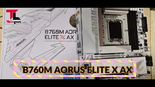 DDR5 Gaming 14th Gen Gigabyte B760M AORUS ELITE X AX white Best Budget Motherboards Tech Land [upl. by Amian]