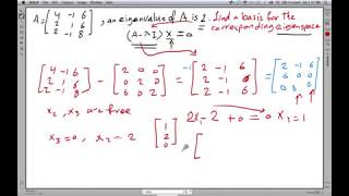 eigenvector  eigenvalue 3 Arabic [upl. by Herrod]