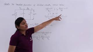 Problem on Transfer Function of Electrical Network [upl. by Aminta]