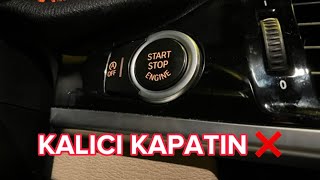 BMW START STOP KALICI OLARAK DEVRE DIŞI BIRAKMA I TÜM MODELLER [upl. by Raila]