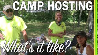 RV LIVING STATE PARK CAMPGROUND HOSTING  WHAT DOES A CAMP HOST DO  IS WORK CAMPING WORTH IT EP132 [upl. by Corby]