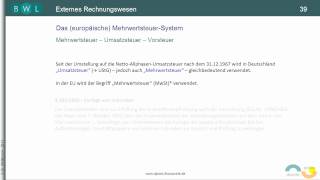 Umsatzsteuer TEIL 1 die Begriffe Mehrwertsteuer Umsatzsteuer Vorsteuer [upl. by Jacobina]