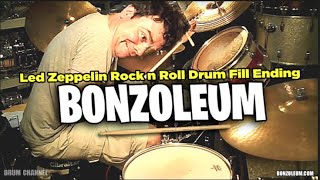 Led Zeppelins ROCK amp ROLL DRUM FILL ENDING Drum Lesson [upl. by Lorenz]