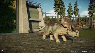 Jurassic World Evolution 2  Nasutoceratops sounds [upl. by Eeladnerb919]