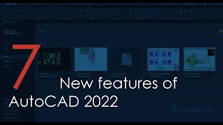 Seven new features of AutoCAD 2022 software [upl. by Aisila]