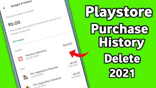 Google Play se purchase history kaise delete kare🔥in only 3 minutes 🙏 Subscribe my YouTube channel [upl. by Anirroc371]