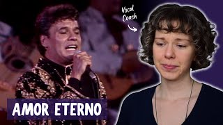 An emotional first time reaction to Juan Gabriel  Amor Eterno LIVE [upl. by Ihteerp]