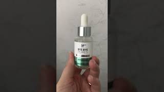 IT Cosmetics bye bye pores serumshort review itcosmetics byebye pores serum productreview AHA [upl. by Lenad595]